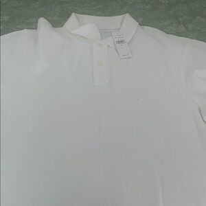 American Eagle Outfitters White Polo Shirt